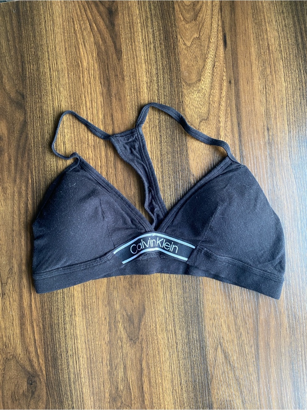 Calvin Klein Red & Black Cotton Wireless Bralette Duo - Picture 4 of 5